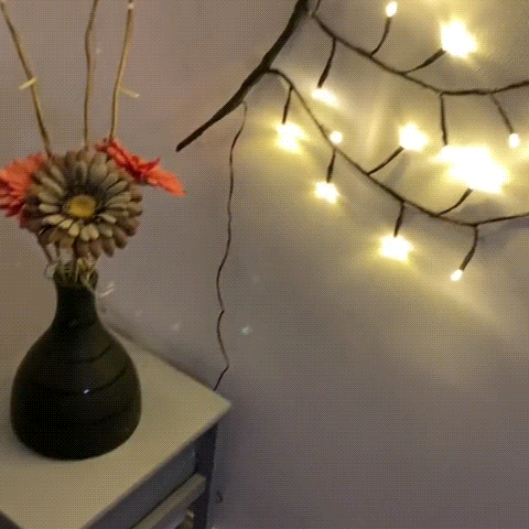 Christmas Wall Climbing Lights | Willow Vine Lights | Flexible Enchanted Fairy Lights