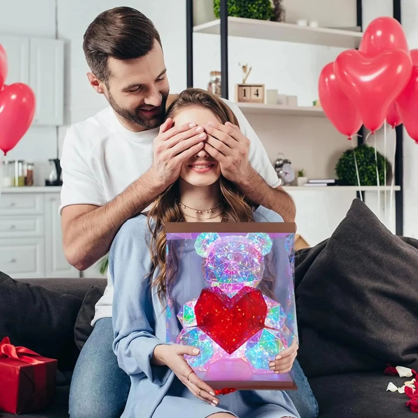 Galaxy Glow Teddy™ - Enchanting LED Plush Gift for Special Moments
