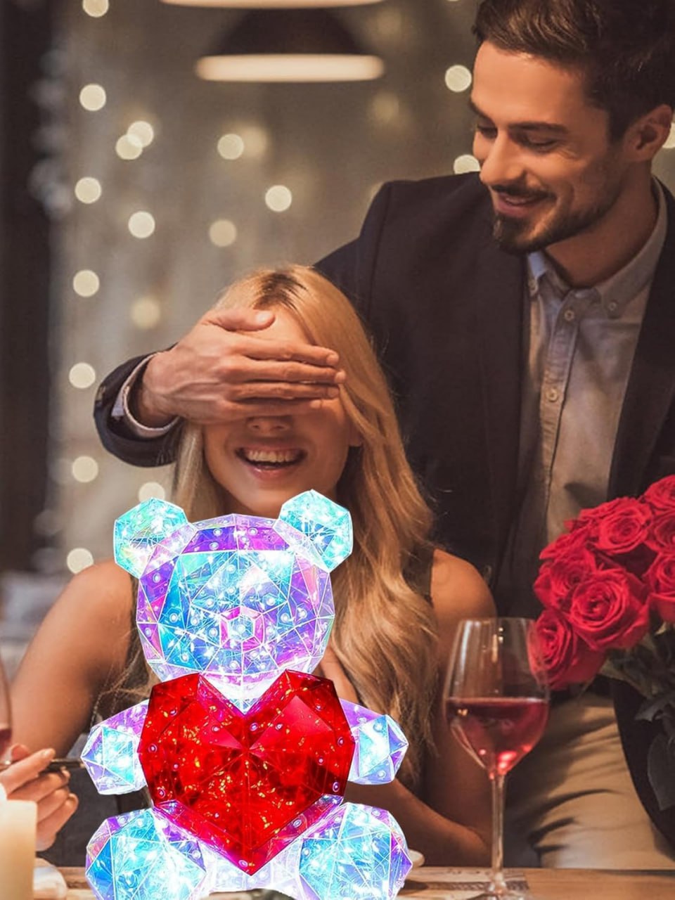 Galaxy Glow Teddy™ - Enchanting LED Plush Gift for Special Moments
