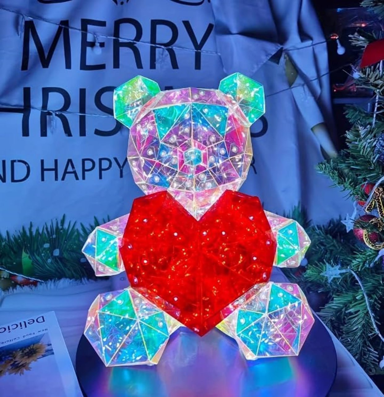 Galaxy Glow Teddy™ - Enchanting LED Plush Gift for Special Moments