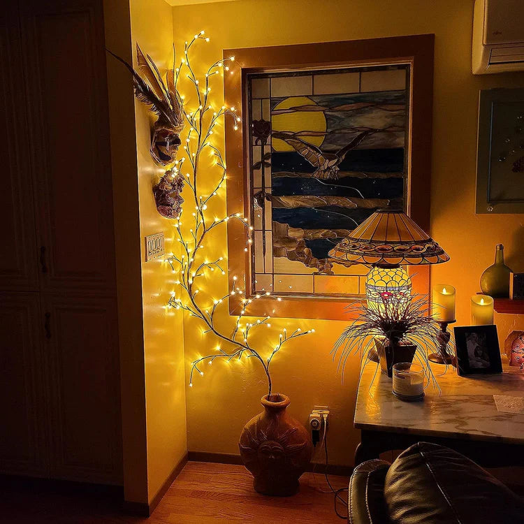 Christmas Wall Climbing Lights | Willow Vine Lights | Flexible Enchanted Fairy Lights