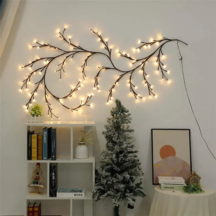Christmas Wall Climbing Lights | Willow Vine Lights | Flexible Enchanted Fairy Lights