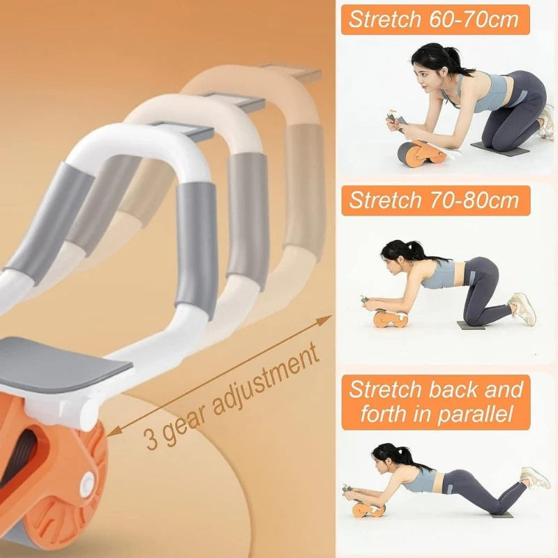 Pro-Fit Ab Roller System With Double Support | Ultimate Core Strength & Fitness Tool | Best Ab Workout Equipment