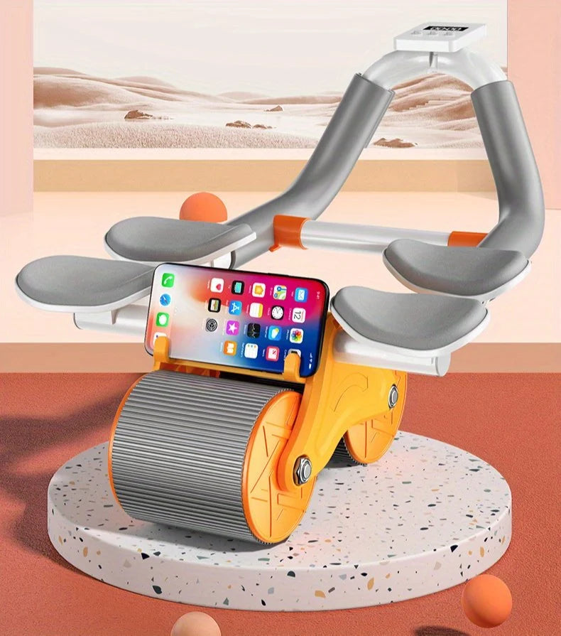 Pro-Fit Ab Roller System With Double Support | Ultimate Core Strength & Fitness Tool | Best Ab Workout Equipment