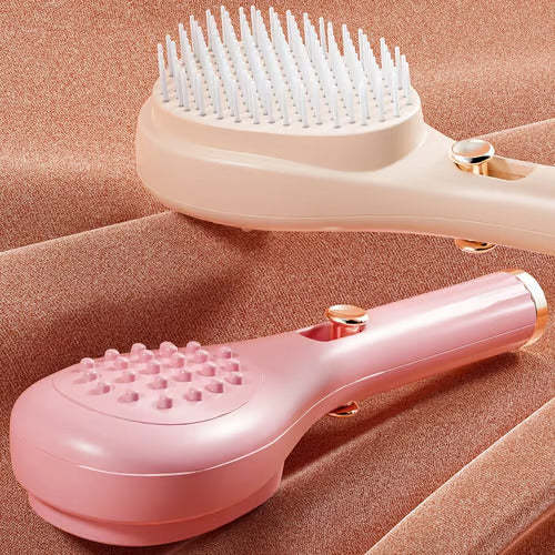 BrushEase™ Decent Retractable Bristle Comb | Telescopic Massage Self Clean Brush