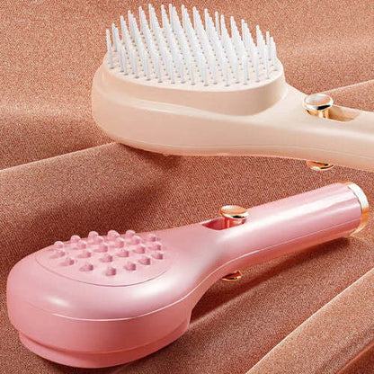 BrushEase™ Decent Retractable Bristle Comb | Telescopic Massage Self Clean Brush