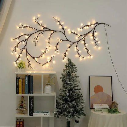 Christmas Wall Climbing Lights | Willow Vine Lights | Flexible Enchanted Fairy Lights